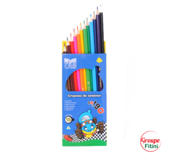 Crayons couleurs 12pcs GM