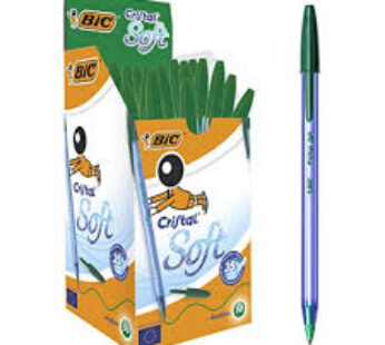 Paquet Stylo Bic Vert Boîte x50