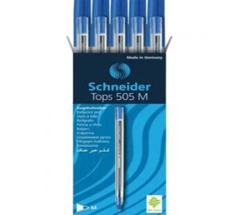 Paquet Stylo Schneider Bleu Boîte x50