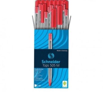 Paquet Stylo Schneider Rouge Boîte x50