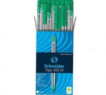 Paquet Stylo Schneider Vert Boîte x50